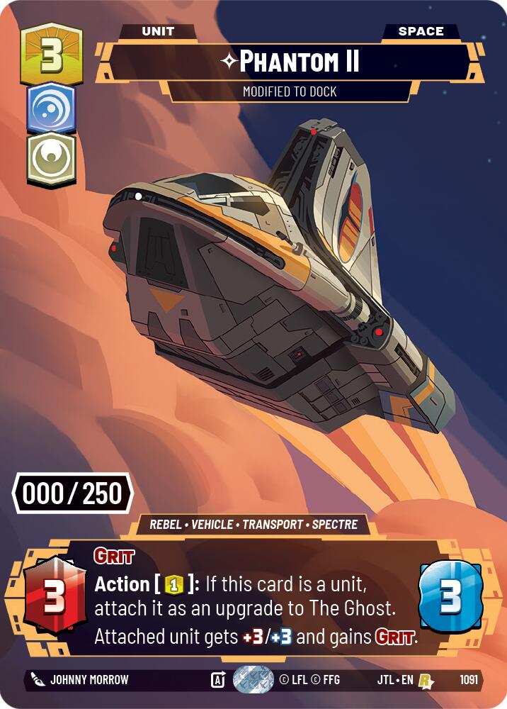 Phantom II - Modified to Dock (1091) (Serialized) (1091) [Jump to Lightspeed] | Grognard Games