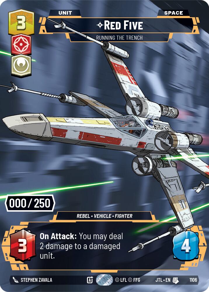 Red Five - Running the Trench (1106) (Serialized) (1106) [Jump to Lightspeed] | Grognard Games
