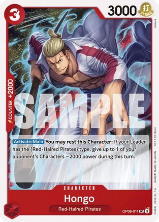Hongo (Tournament Pack 2025 Vol. 2) (OP09-011) - One Piece Promotion Cards | Grognard Games