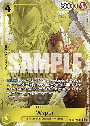 Wyper (Winner Pack 2025 Vol. 2) (OP08-110) - One Piece Promotion Cards Foil | Grognard Games