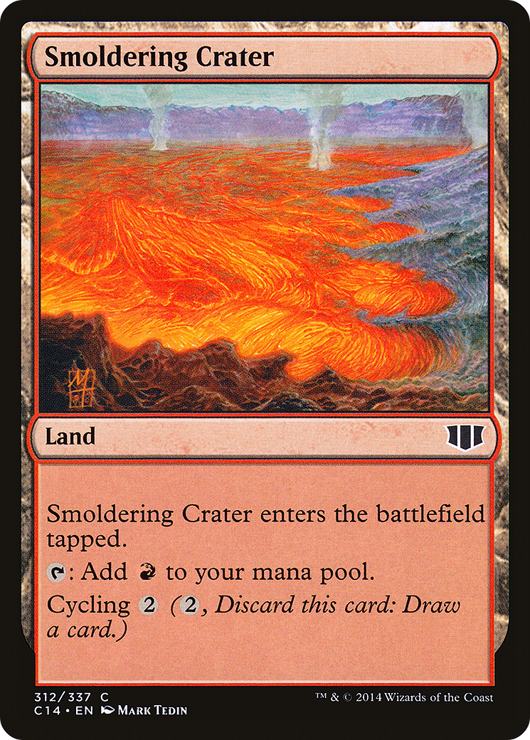 Smoldering Crater [Commander 2014] | Grognard Games