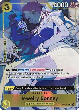 Jewelry Bonney (Illustration Box EX) (OP08-105) - One Piece Promotion Cards Foil | Grognard Games