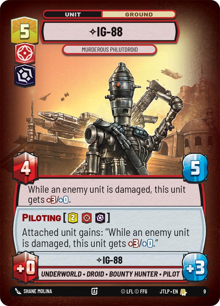 IG-88 - Murderous Phlutdroid (9) [Jump to Lightspeed: Weekly Play] | Grognard Games