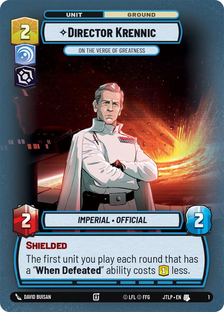 Director Krennic - On the Verge of Greatness (1) [Jump to Lightspeed: Weekly Play] | Grognard Games