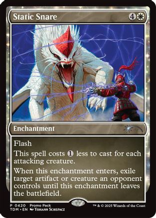 Static Snare (PPTDM-420) - Promo Pack: Tarkir: Dragonstorm Foil | Grognard Games