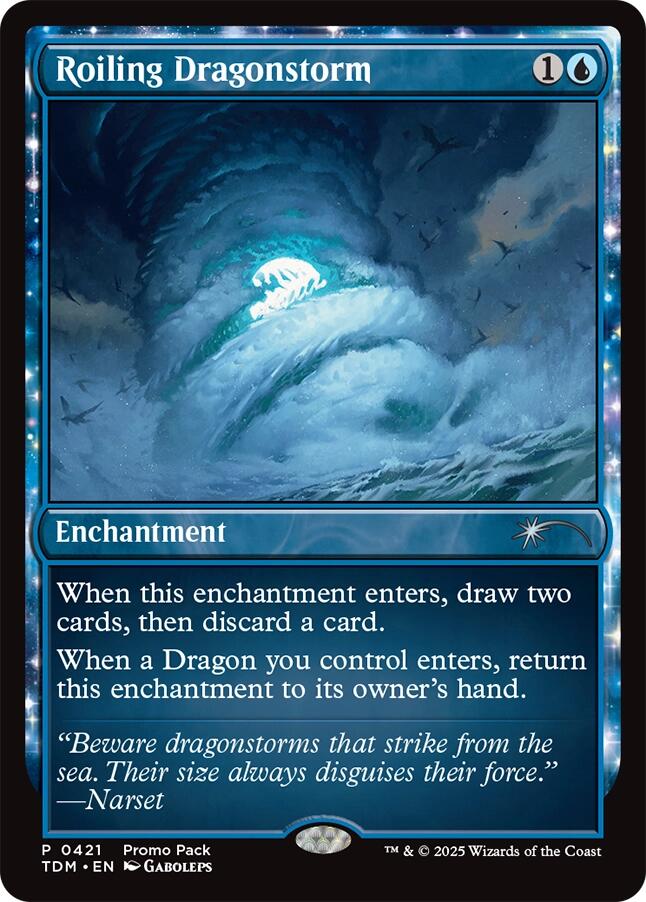 Roiling Dragonstorm [Tarkir: Dragonstorm Promos] | Grognard Games