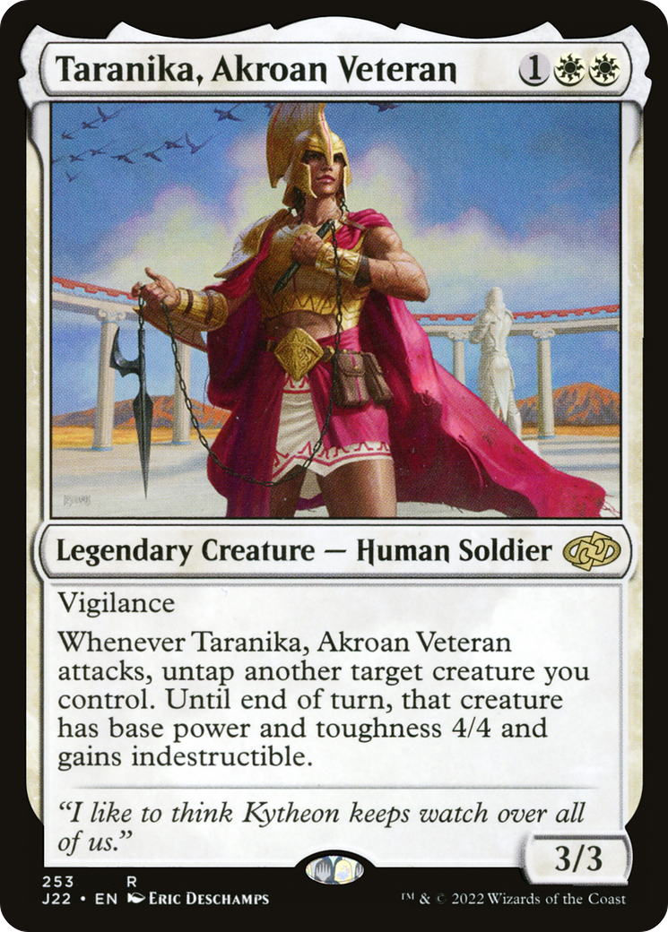Taranika, Akroan Veteran [Jumpstart 2022] | Grognard Games