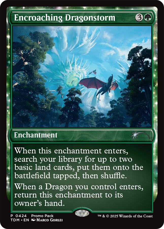 Encroaching Dragonstorm [Tarkir: Dragonstorm Promos] | Grognard Games