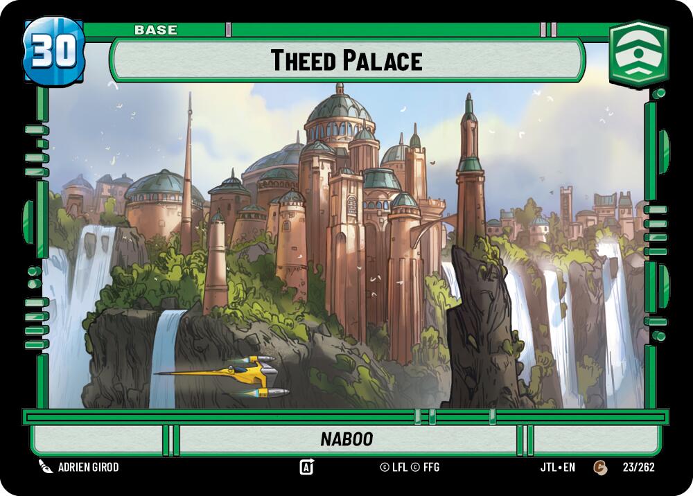Theed Palace // Shield (023/2262 // T04/T04) (023/2262 // T04/T04) [Jump to Lightspeed] | Grognard Games