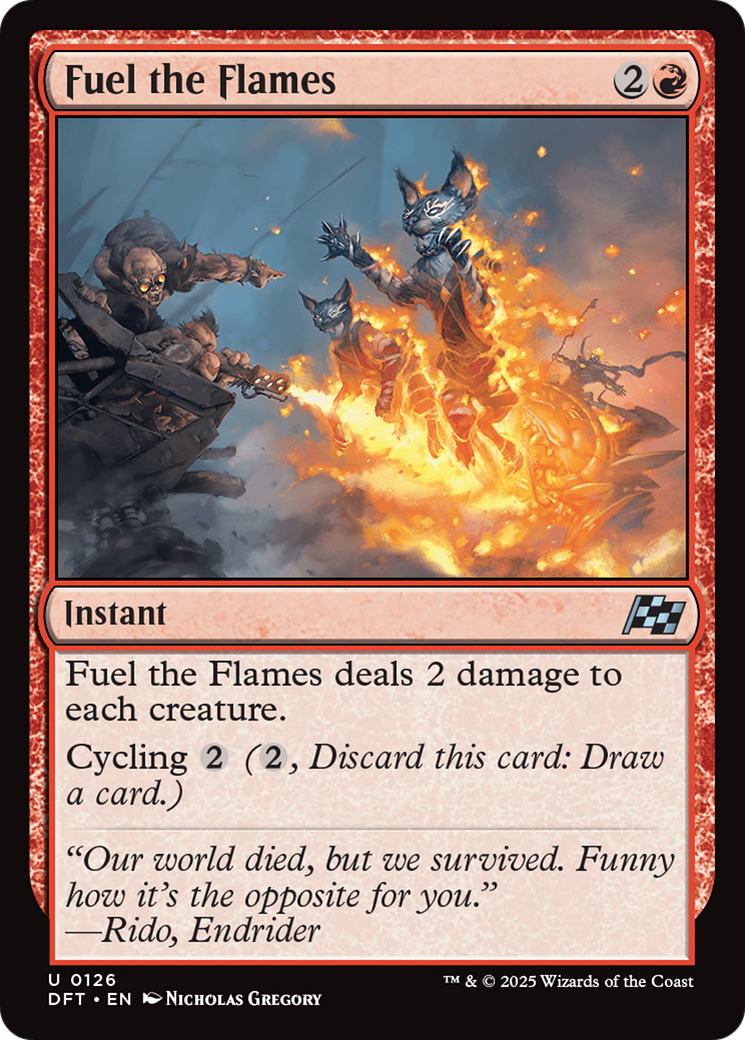 Fuel the Flames [Aetherdrift] | Grognard Games