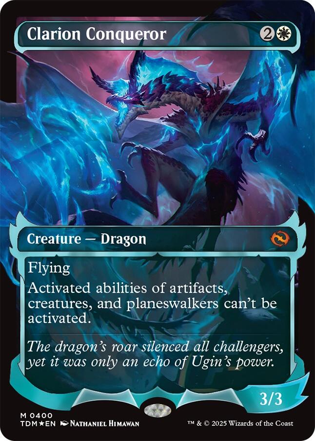 Clarion Conqueror (Showcase) [Tarkir: Dragonstorm] | Grognard Games