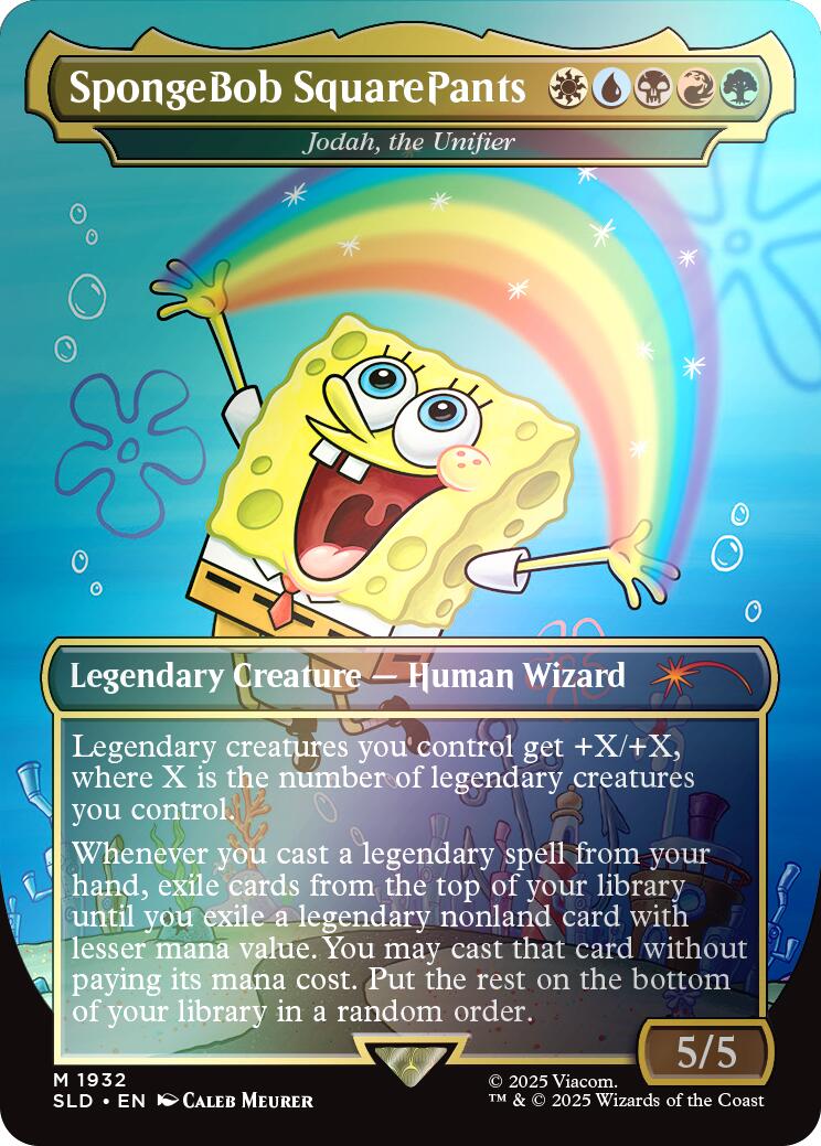 SpongeBob SquarePants - Jodah, the Unifier (Rainbow Foil) [Secret Lair Drop Series] | Grognard Games