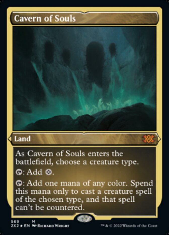 Cavern of Souls (Foil Etched) [Double Masters 2022] | Grognard Games