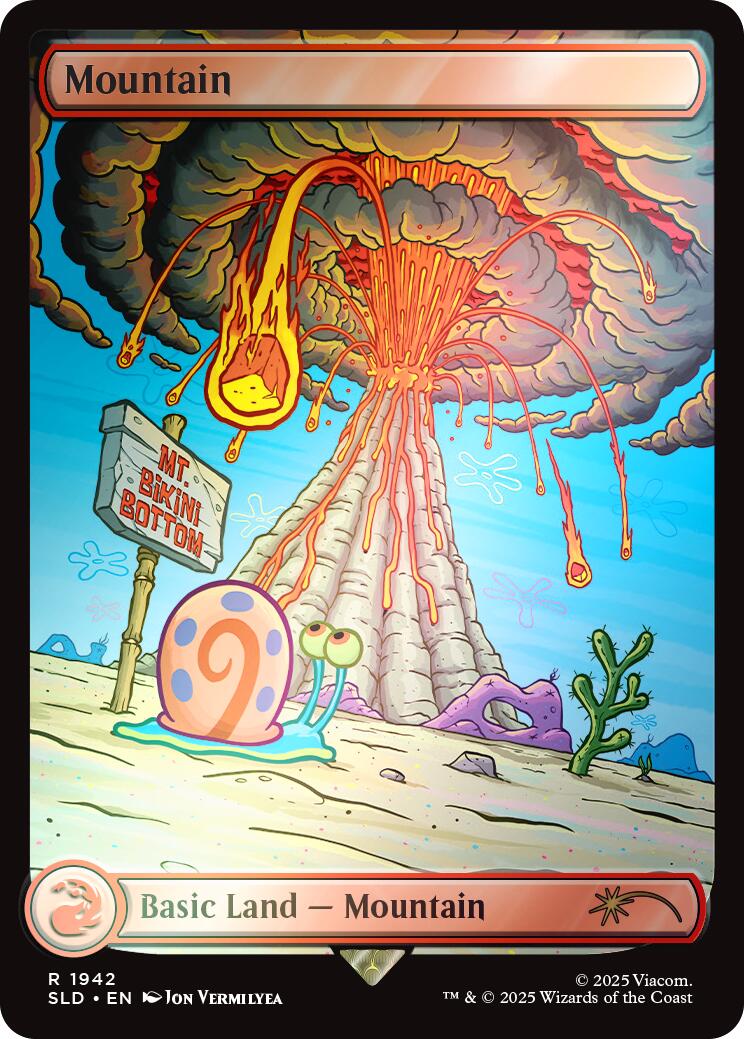 Mountain (1942) (Rainbow Foil) [Secret Lair Drop Series] | Grognard Games