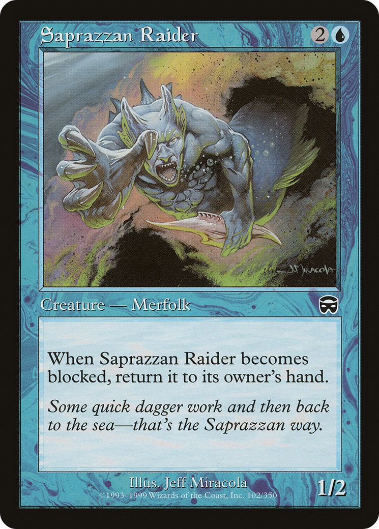 Saprazzan Raider [Mercadian Masques] | Grognard Games