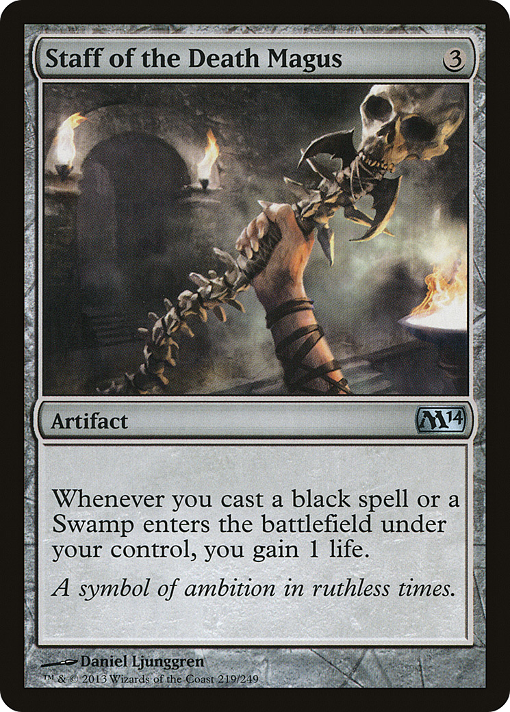 Staff of the Death Magus [Magic 2014] | Grognard Games