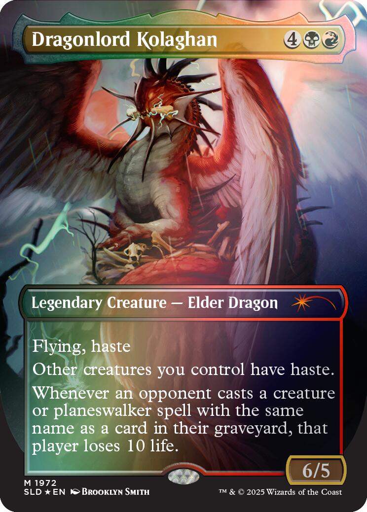 Dragonlord Kolaghan (1972) (Rainbow Foil) [Secret Lair Drop Series] | Grognard Games