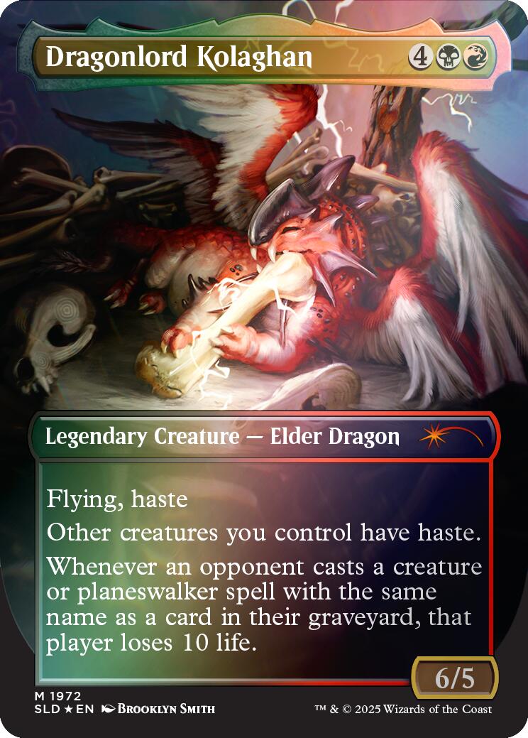 Dragonlord Kolaghan (1972) (Rainbow Foil) [Secret Lair Drop Series] | Grognard Games