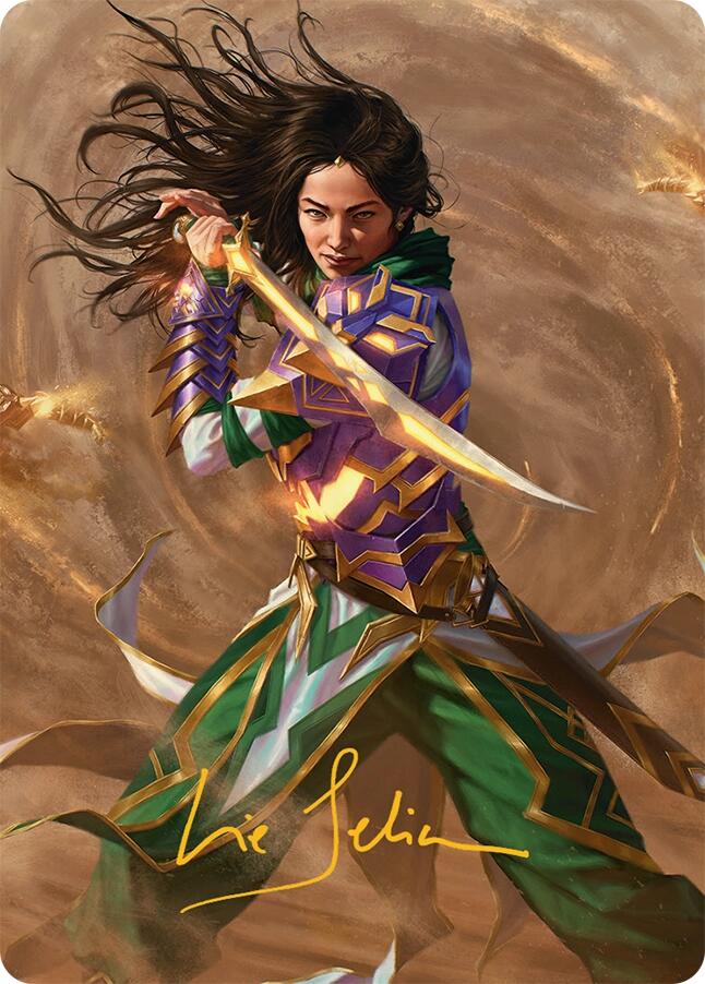 Descendant of Storms Art Card (2/54) (Gold-Stamped Signature) [Tarkir: Dragonstorm Art Series] | Grognard Games