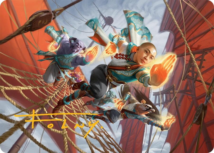 Aligned Heart Art Card (52/54) (Gold-Stamped Signature) [Tarkir: Dragonstorm Art Series] | Grognard Games