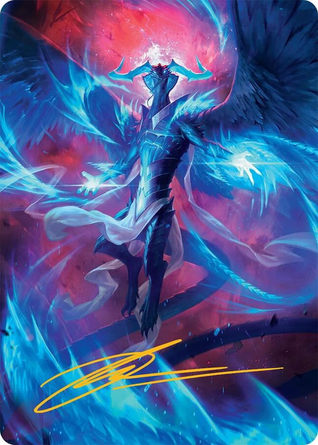 Ugin, Eye of the Storms Art Card (48/54) (Gold-Stamped Signature) [Tarkir: Dragonstorm Art Series] | Grognard Games