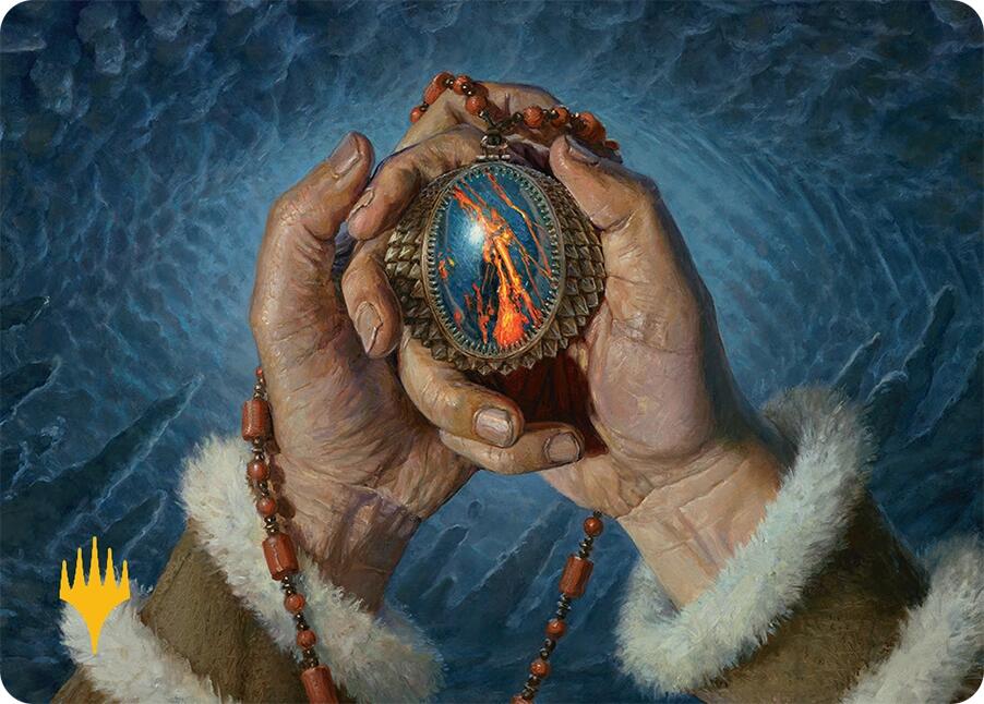 Mox Jasper Art Card (28/54) (Gold-Stamped) [Tarkir: Dragonstorm Art Series] | Grognard Games