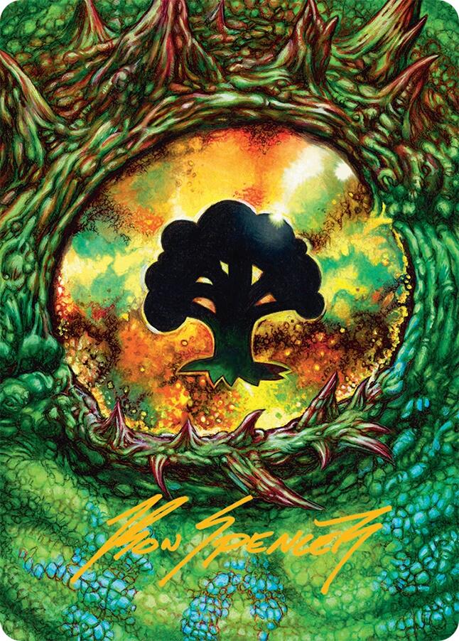 Forest Art Card (32/54) (Gold-Stamped Signature) [Tarkir: Dragonstorm Art Series] | Grognard Games