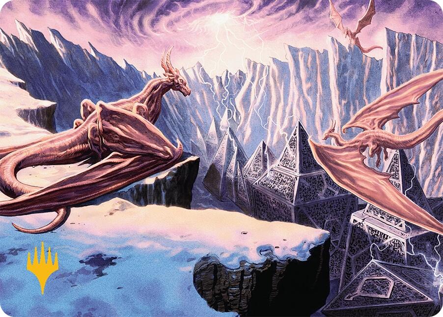 Maelstrom of the Spirit Dragon (42/54) (Gold-Stamped) [Tarkir: Dragonstorm Art Series] | Grognard Games