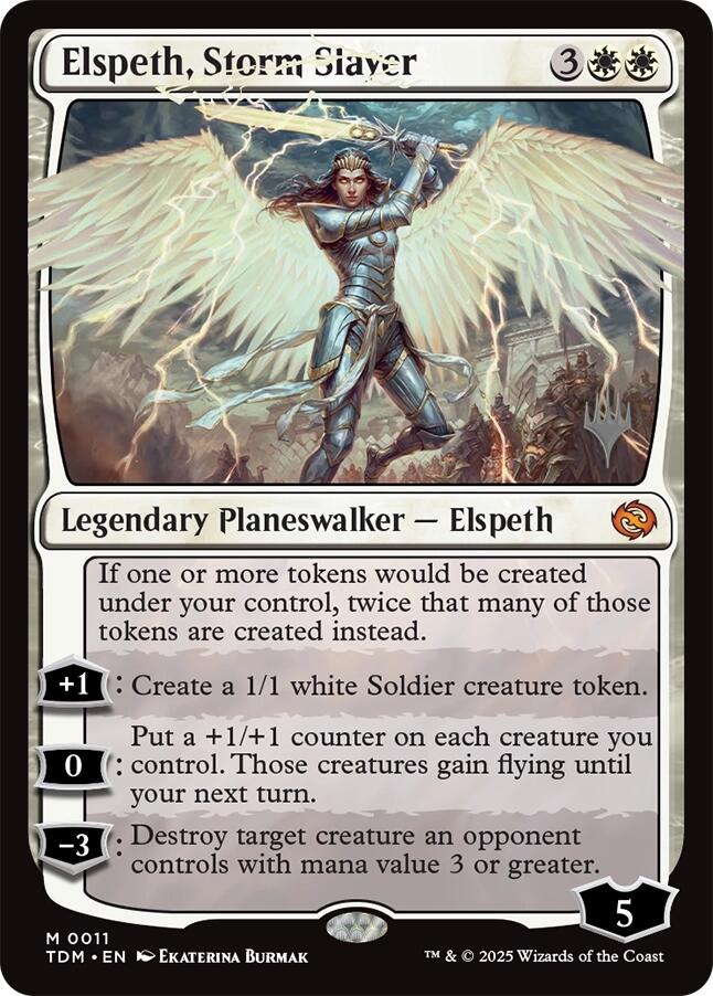 Elspeth, Storm Slayer [Tarkir: Dragonstorm Promos] | Grognard Games