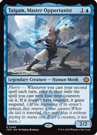 Taigam, Master Opportunist (PPTDM-060) - Promo Pack: Tarkir: Dragonstorm Foil | Grognard Games