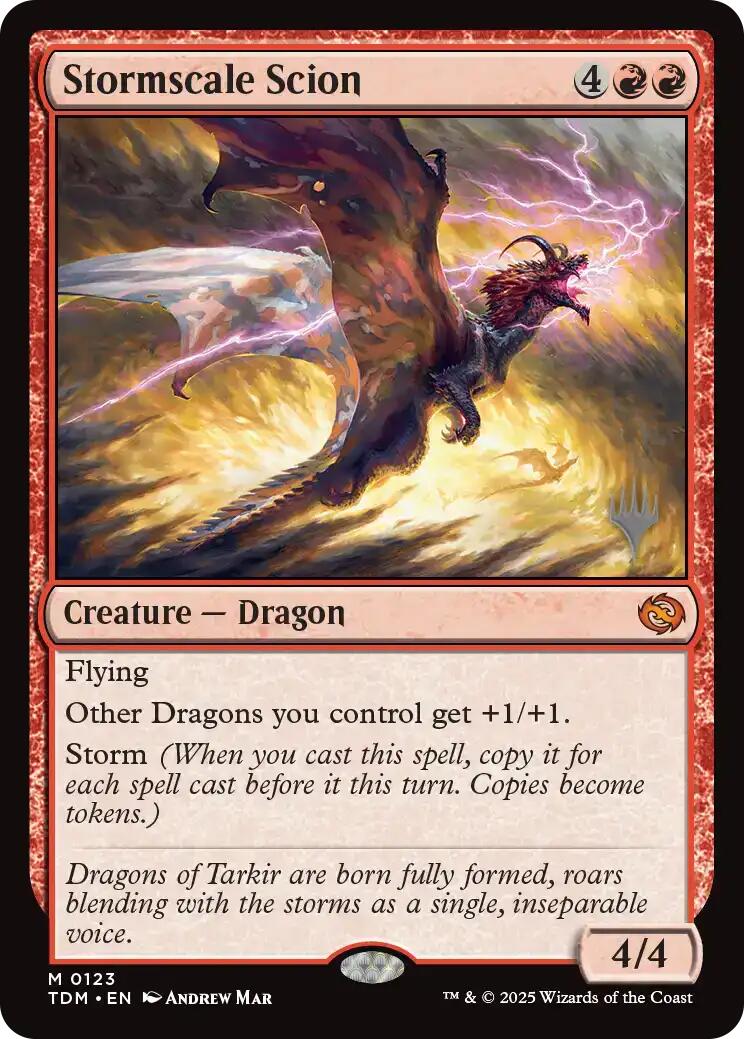Stormscale Scion [Tarkir: Dragonstorm Promos] | Grognard Games