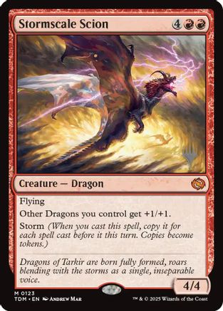 Stormscale Scion (PPTDM-123) - Promo Pack: Tarkir: Dragonstorm | Grognard Games