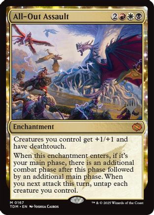 All-Out Assault (PPTDM-167) - Promo Pack: Tarkir: Dragonstorm | Grognard Games