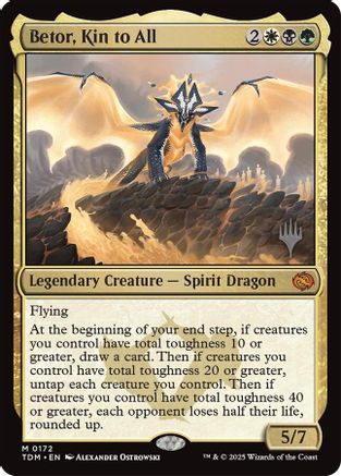 Betor, Kin to All (PPTDM-172) - Promo Pack: Tarkir: Dragonstorm Foil | Grognard Games