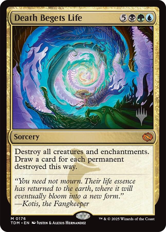 Death Begets Life [Tarkir: Dragonstorm Promos] | Grognard Games