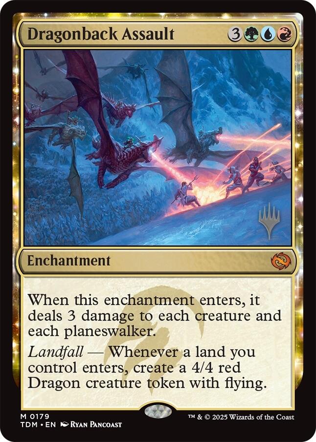 Dragonback Assault [Tarkir: Dragonstorm Promos] | Grognard Games
