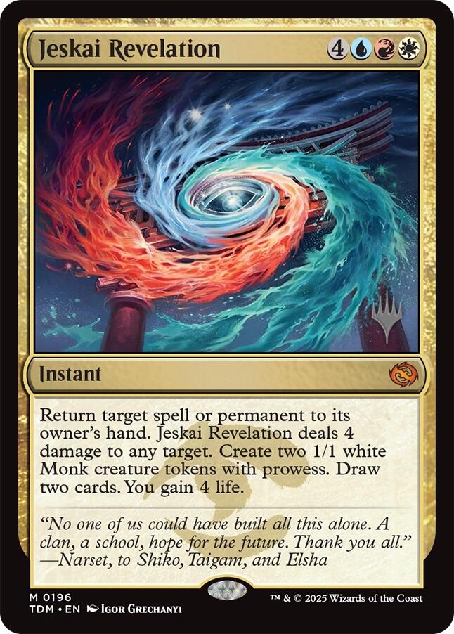 Jeskai Revelation [Tarkir: Dragonstorm Promos] | Grognard Games
