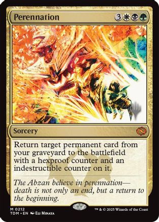 Perennation (PPTDM-212) - Promo Pack: Tarkir: Dragonstorm | Grognard Games