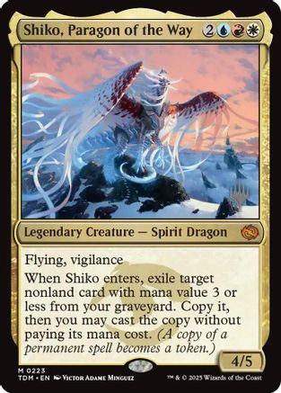 Shiko, Paragon of the Way (PPTDM-223) - Promo Pack: Tarkir: Dragonstorm | Grognard Games
