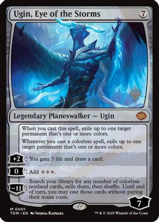 Ugin, Eye of the Storms (PPTDM-001) - Promo Pack: Tarkir: Dragonstorm Foil | Grognard Games
