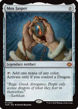Mox Jasper (PPTDM-246) - Promo Pack: Tarkir: Dragonstorm | Grognard Games