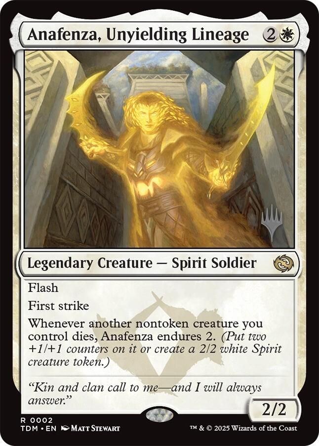 Anafenza, Unyielding Lineage [Tarkir: Dragonstorm Promos] | Grognard Games