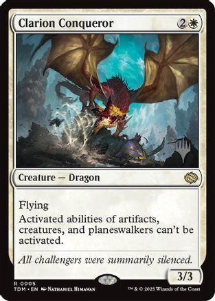 Clarion Conqueror (PPTDM-005) - Promo Pack: Tarkir: Dragonstorm | Grognard Games
