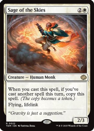 Sage of the Skies (PPTDM-022) - Promo Pack: Tarkir: Dragonstorm Foil | Grognard Games