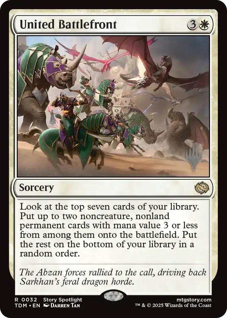 United Battlefront [Tarkir: Dragonstorm Promos] | Grognard Games