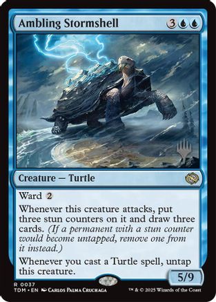 Ambling Stormshell (PPTDM-037) - Promo Pack: Tarkir: Dragonstorm | Grognard Games