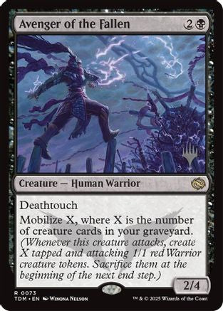 Avenger of the Fallen (PPTDM-073) - Promo Pack: Tarkir: Dragonstorm Foil | Grognard Games