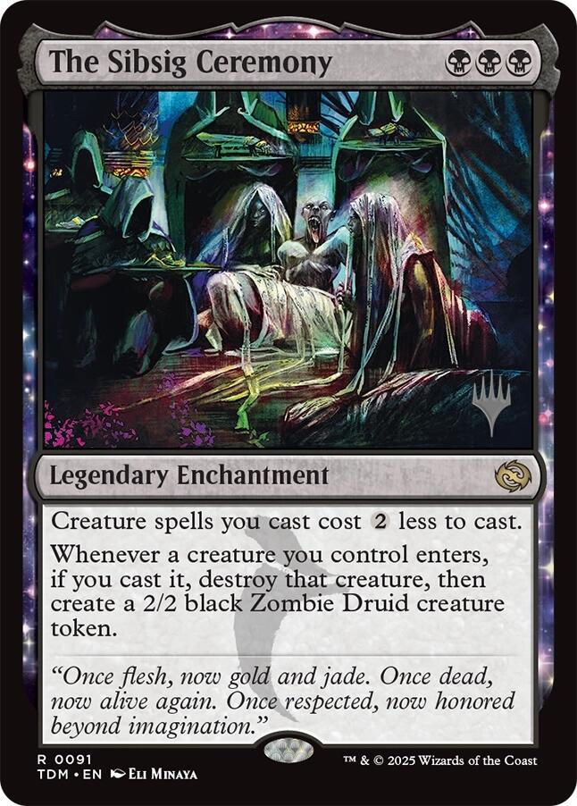 The Sibsig Ceremony [Tarkir: Dragonstorm Promos] | Grognard Games