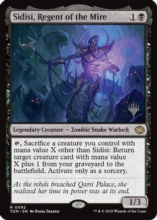 Sidisi, Regent of the Mire (PPTDM-092) - Promo Pack: Tarkir: Dragonstorm | Grognard Games