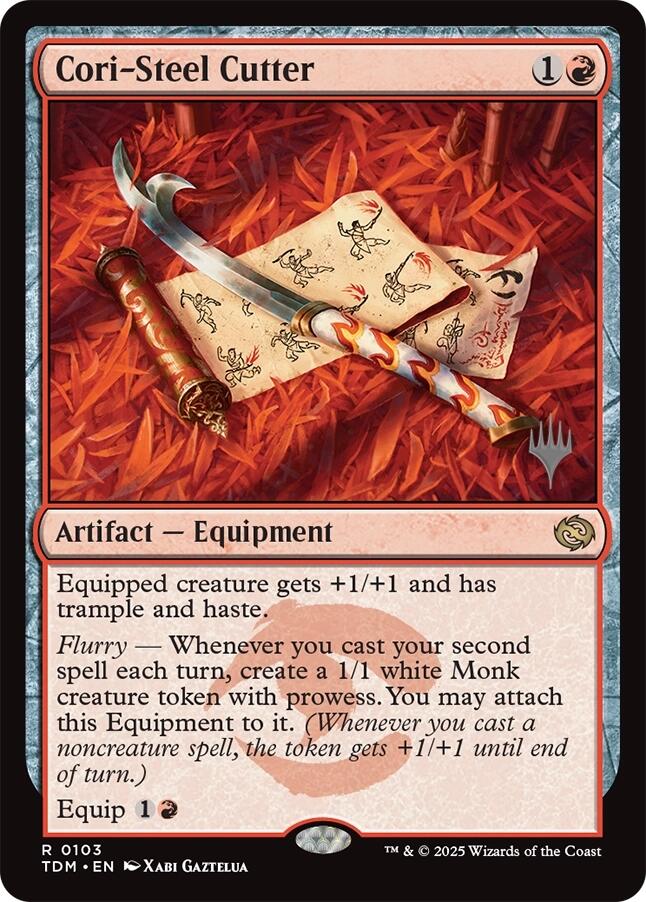 Cori-Steel Cutter [Tarkir: Dragonstorm Promos] | Grognard Games